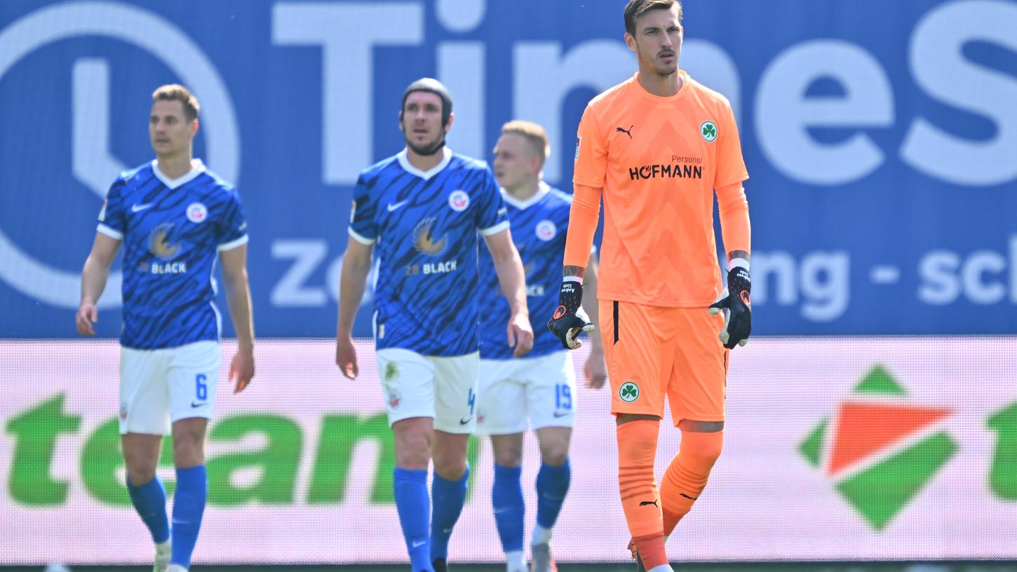 In Rostock verliert Fürth gegen das schwächste Heimteam der 2. Bundesliga.