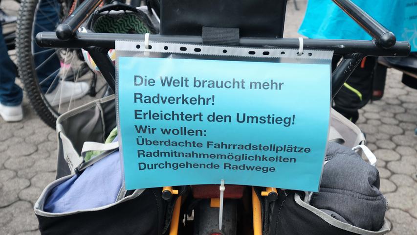 Ziel der Aktion ist ein Radgesetz für Bayern, das die Staatsregierung und die Kommunen verpflichtet, umweltfreundliche Mobilität umzusetzen. 