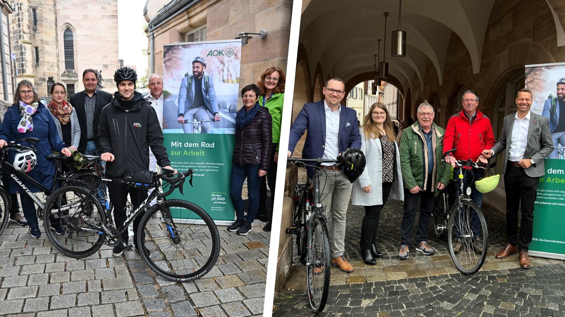 Mit dem Rad zur Arbeit: Radlern in Schwabach und Roth winken Belohnungen