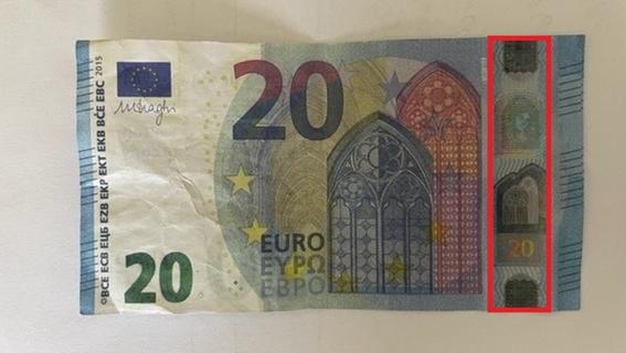 Falschgeld in Franken im Umlauf: Täuschend echte 20-Euro-Scheine in Ansbach aufgetaucht