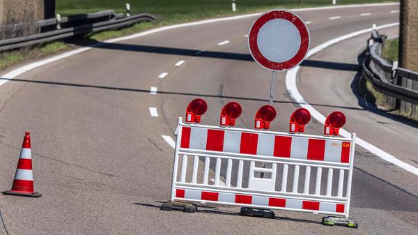 Autobahn Sperrung