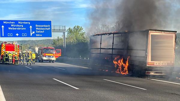 Feuer auf der A3