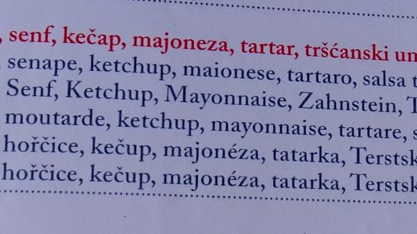 Gesehen in Biograd (Kroatien) von Gerhard Kotschenreuther aus Nürnberg. Alle Bilder der letzten Jahre unserer lustigen Deutschübersetzungen finden Sie hier.