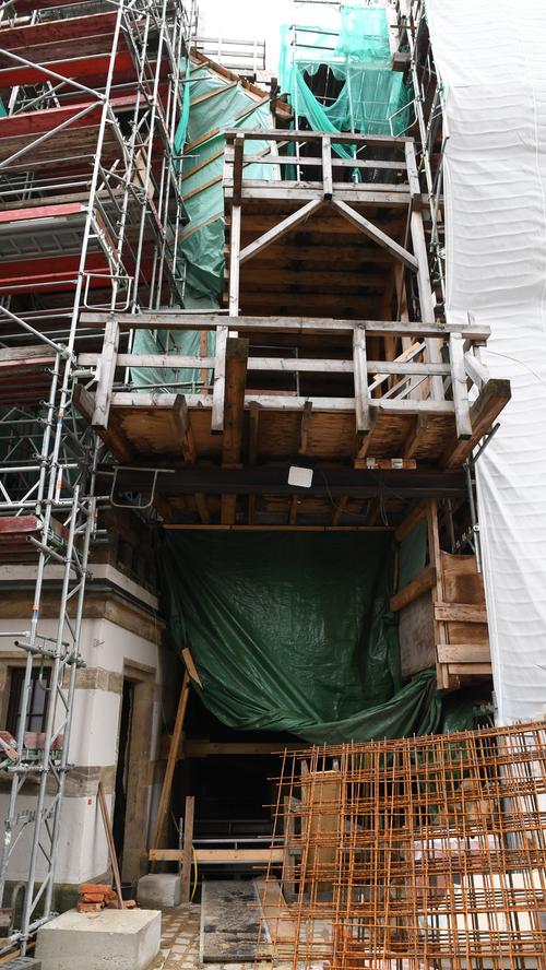 Bilder, Bilder, Bilder: So läuft es auf der Großbaustelle namens Rathaus Forchheim