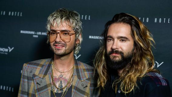 Tokio Hotel besucht mit Heidi Klum Leipziger Polizei