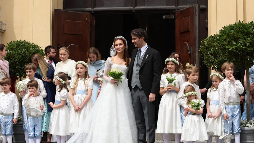 Adelshochzeit in München: Ludwig Prinz von Bayern und seine Braut Sophie-Alexandra haben geheiratet