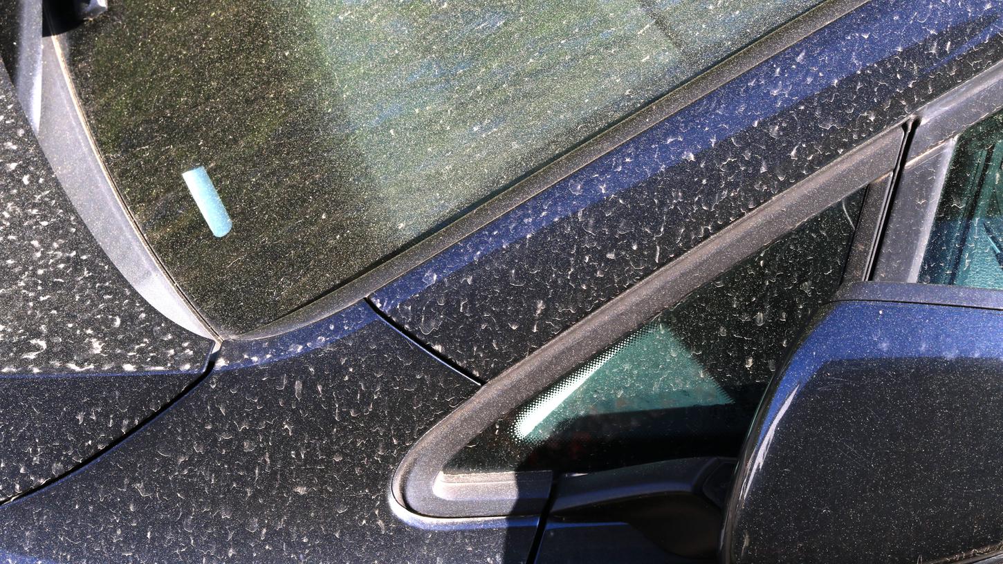 Lackkratzer vermeiden: Saharastaub mit Wasser vom Auto entfernen