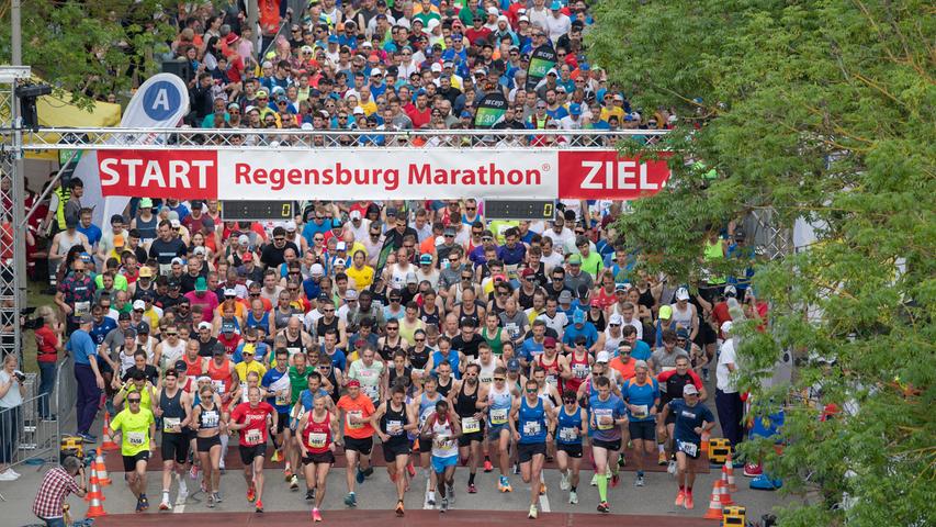 Ohne größere Zwischenfälle: Regensburger Marathon lockte mehr als 3000 Laufbegeisterte an