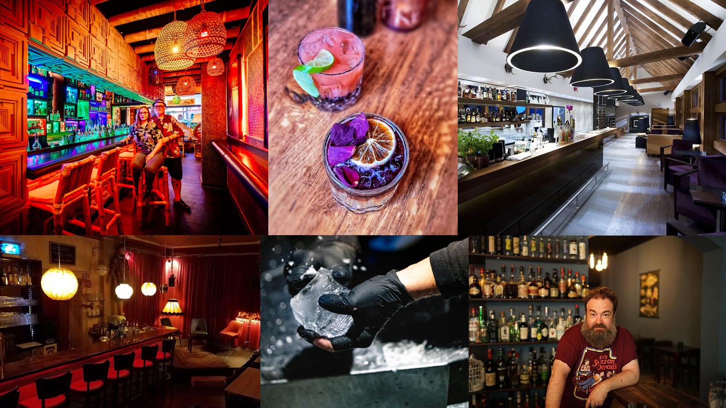 Die Blume von Hawaii (Bild links oben) wurde 2019 im vorherigen nordbayern-Voting zur besten Bar Nürnbergs gewählt. Die Blume von Hawaii (Bild links oben) wurde 2019 im vorherigen nordbayern-Voting zur besten Bar Nürnbergs gewählt.
