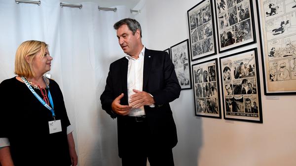 Auch Bayerns Ministerpräsident Markus Söder ist Fan dieser Idee: In Erlangen soll ein großes Comic-Museum entstehen. Schließlich findet hier auch alle zwei Jahre der Comic-Salon, das bedeutendste Comic-Festival im deutschsprachigen Raum, statt. In der Innenstadt gibt es in der Schiffstraße bereits jetzt regelmäßig bespielte Räumlichkeiten, die Lust auf eine "große Lösung" in naher Zukunft machen.