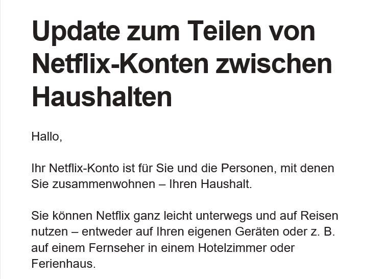 Netflix gegen Account-Sharing: So geht das Unternehmen vor