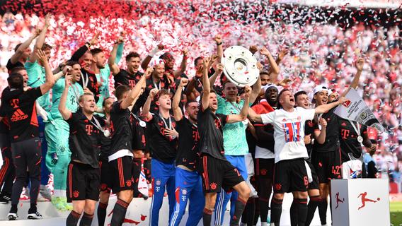 Gigantischer Jubel beim FC Bayern - die Bilder zum Meisterschaftsgewinn