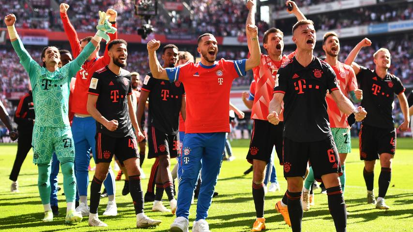 Gigantischer Jubel beim FC Bayern - die Bilder zum Meisterschaftsgewinn