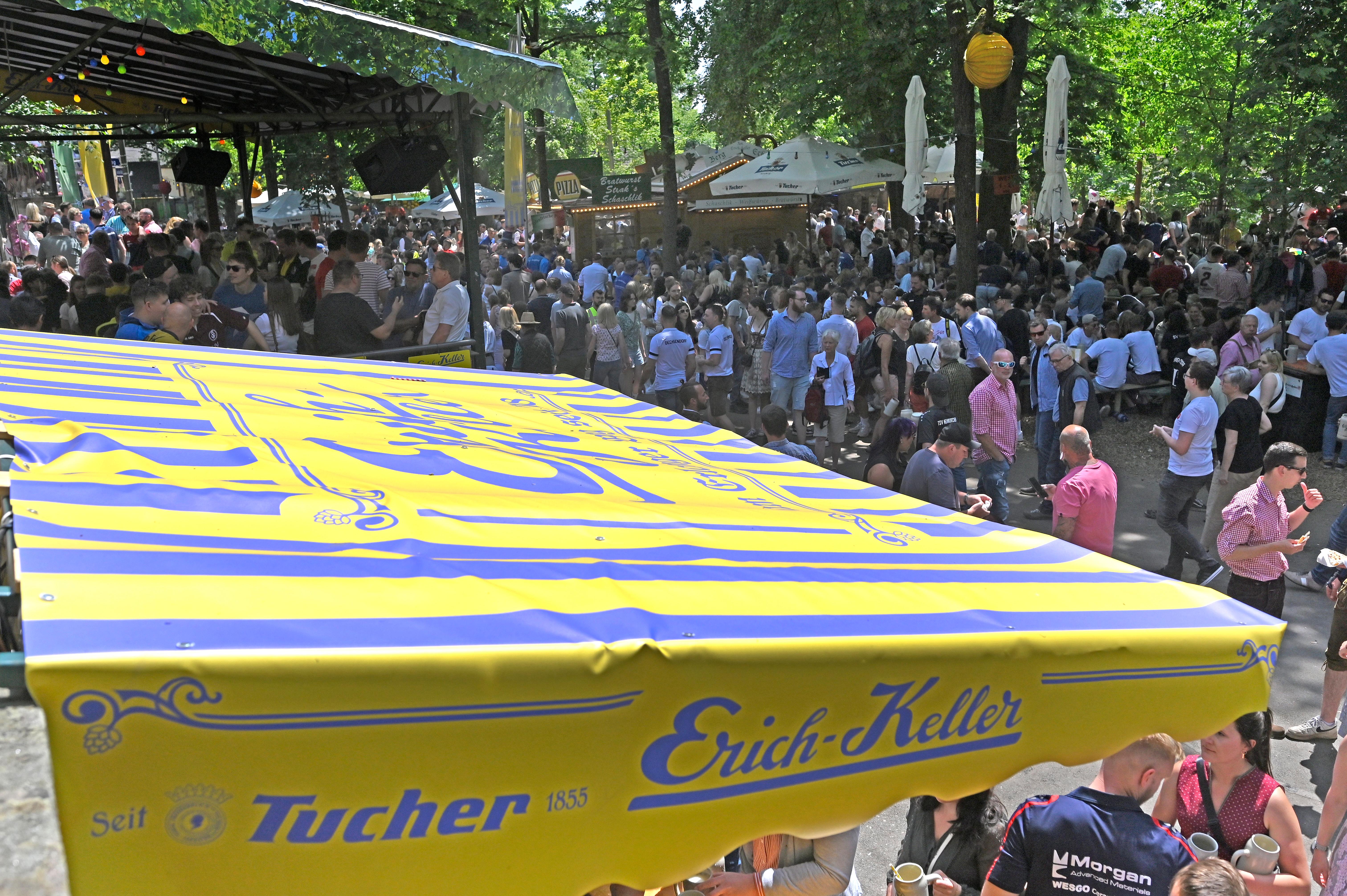 Blick vom Erich-Keller auf die Berg-Freunde.