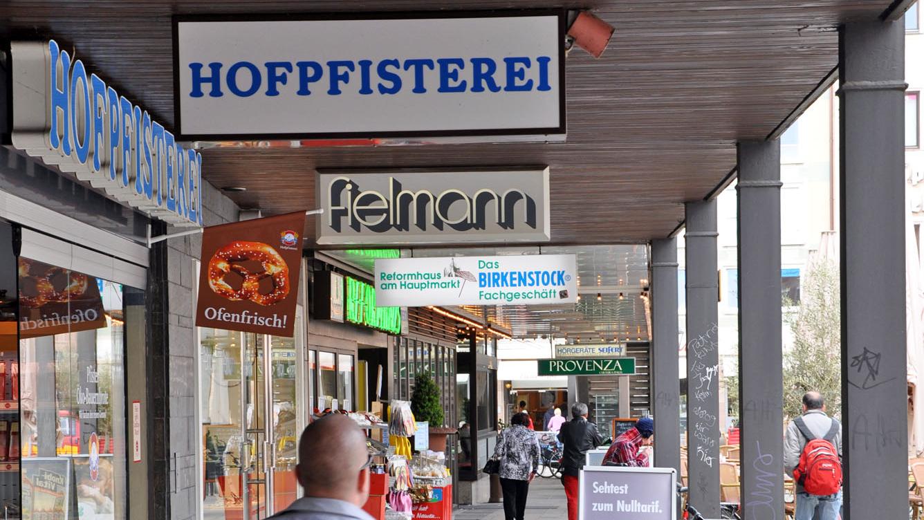 Die Hofpfisterei am Nürnberger Hauptmarkt hat nur vormittags geöffnet.