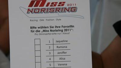 Die schönsten Kurven der DTM - Wahl der Miss Norisring