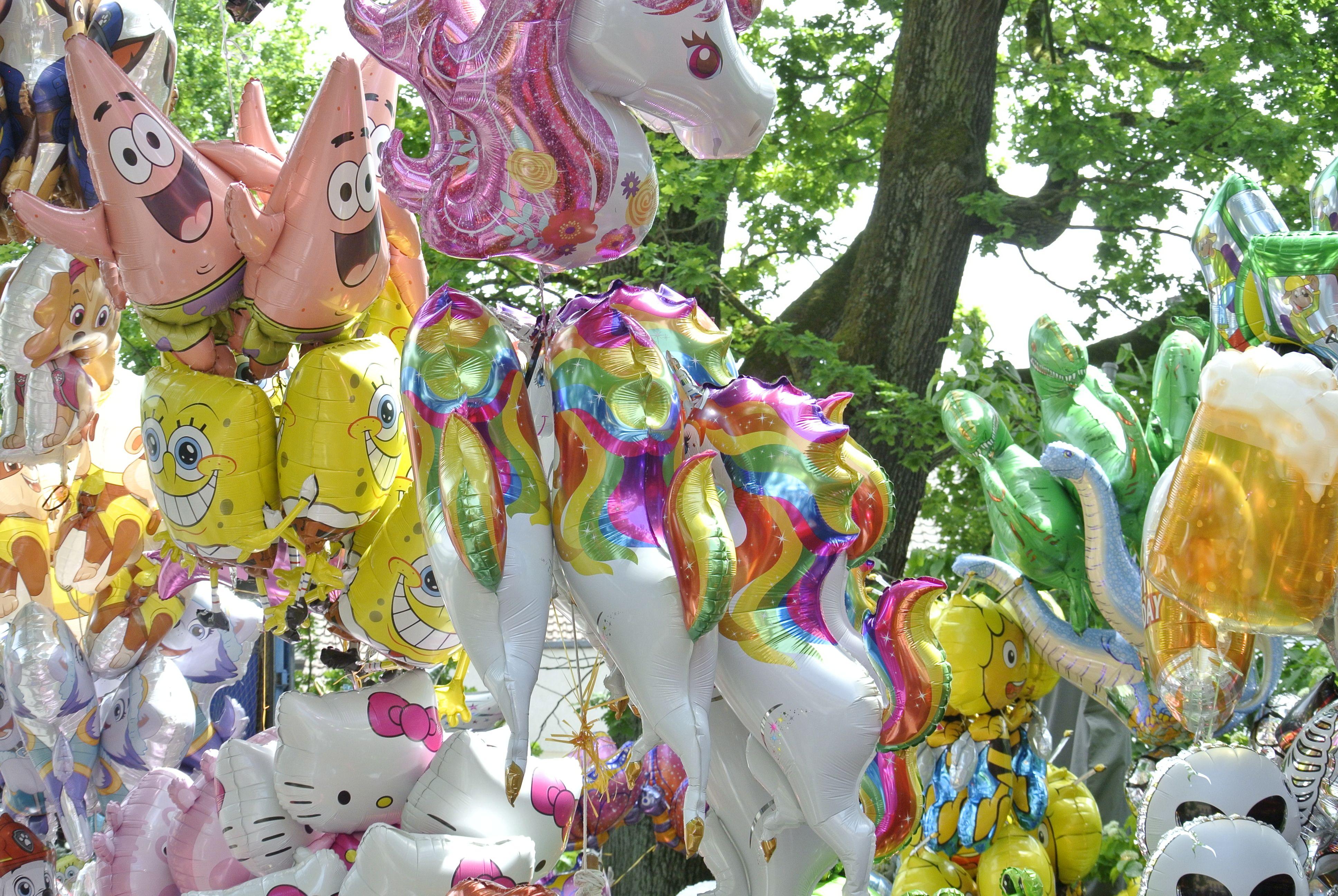 Luftballons wurden heute en masse verkauft