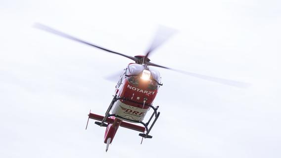 Vierjähriges Mädchen stürzt mit dem Rad und wird mit Hubschrauber in eine Klinik geflogen