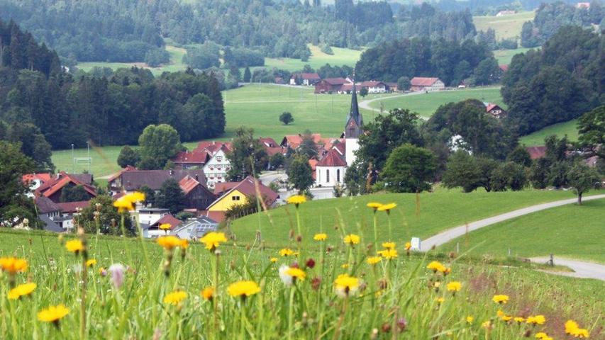 Gestratz ist idyllisch im Westallgäu gelegen. 