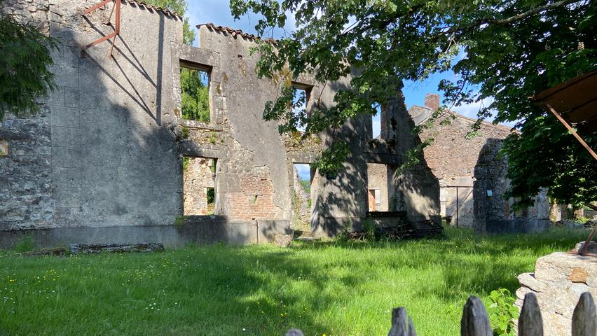 Bei der Hersbrucker Delegation hinterließen die Ruinen von Oradour einen bleibenden Eindruck.