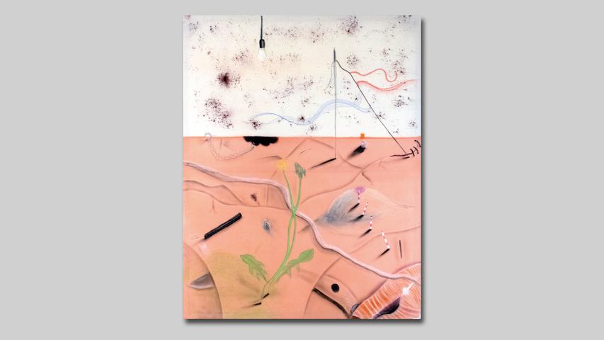 MAX HANISCH This should continue forever... without anyones hindrance... forever... (2022) 150 x 190 cm Pastell, Acryl und Kohle auf Nessel MAX HANISCH This should continue forever... without anyones hindrance... forever... (2022) 150 x 190 cm Pastell, Acryl und Kohle auf Nessel