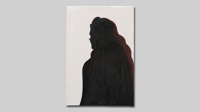 UDO KALLER Kim im Schatten (2020) 47 x 32 cm Öl auf Leinwand UDO KALLER Kim im Schatten (2020) 47 x 32 cm Öl auf Leinwand