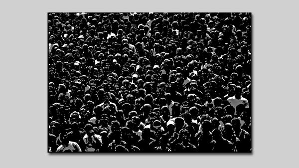 WOLFGANG MÜLLER Schnittmenge (2022) 70 x 100 cm Scherenschnitt