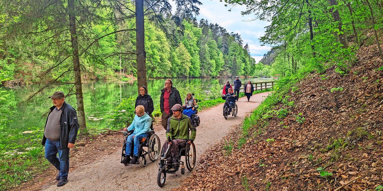 Mit dem Rollstuhl in der Fränkischen Schweiz unterwegs: So klappt es in