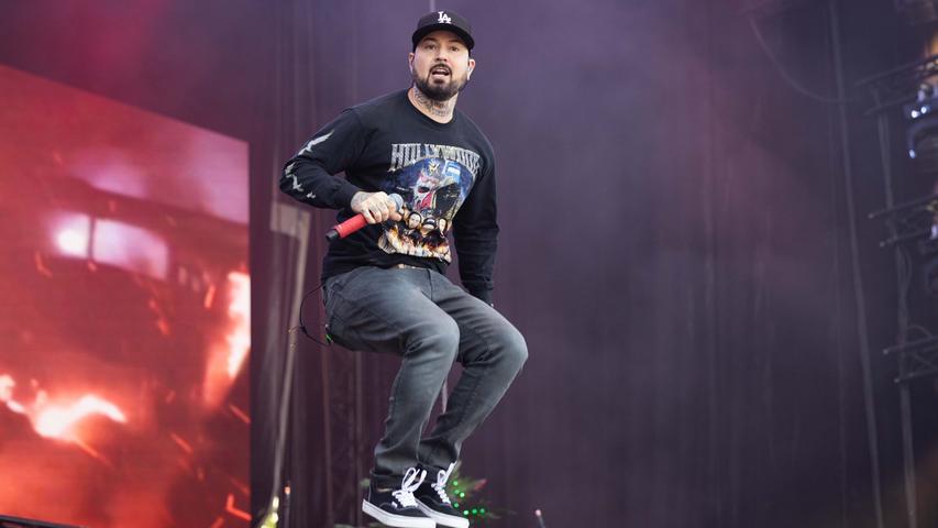 Rap trifft auf harte Gitarren: Hollywood Undead brachten den Nu-Metal auf die Mandora Stage