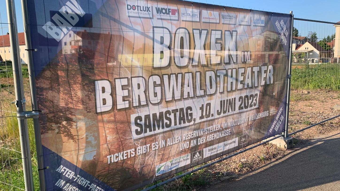 So sieht das Plakat für den Boxsport-Abend im Weißenburger Bergwaldtheater aus. Der BC Weißenburg und der Bayerische Amateu-Box-Verband (BABV) laden gemeinsam zu dem Highlight ein.