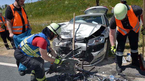Unfall Autobahnauffahrt Neumarkt und Pilsach Höhe Abzweigung Fuchs.