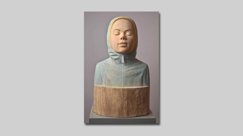 PATRICK NIESEL Brise (2022) 71 x 46 x 41 cm Holz, Acryl