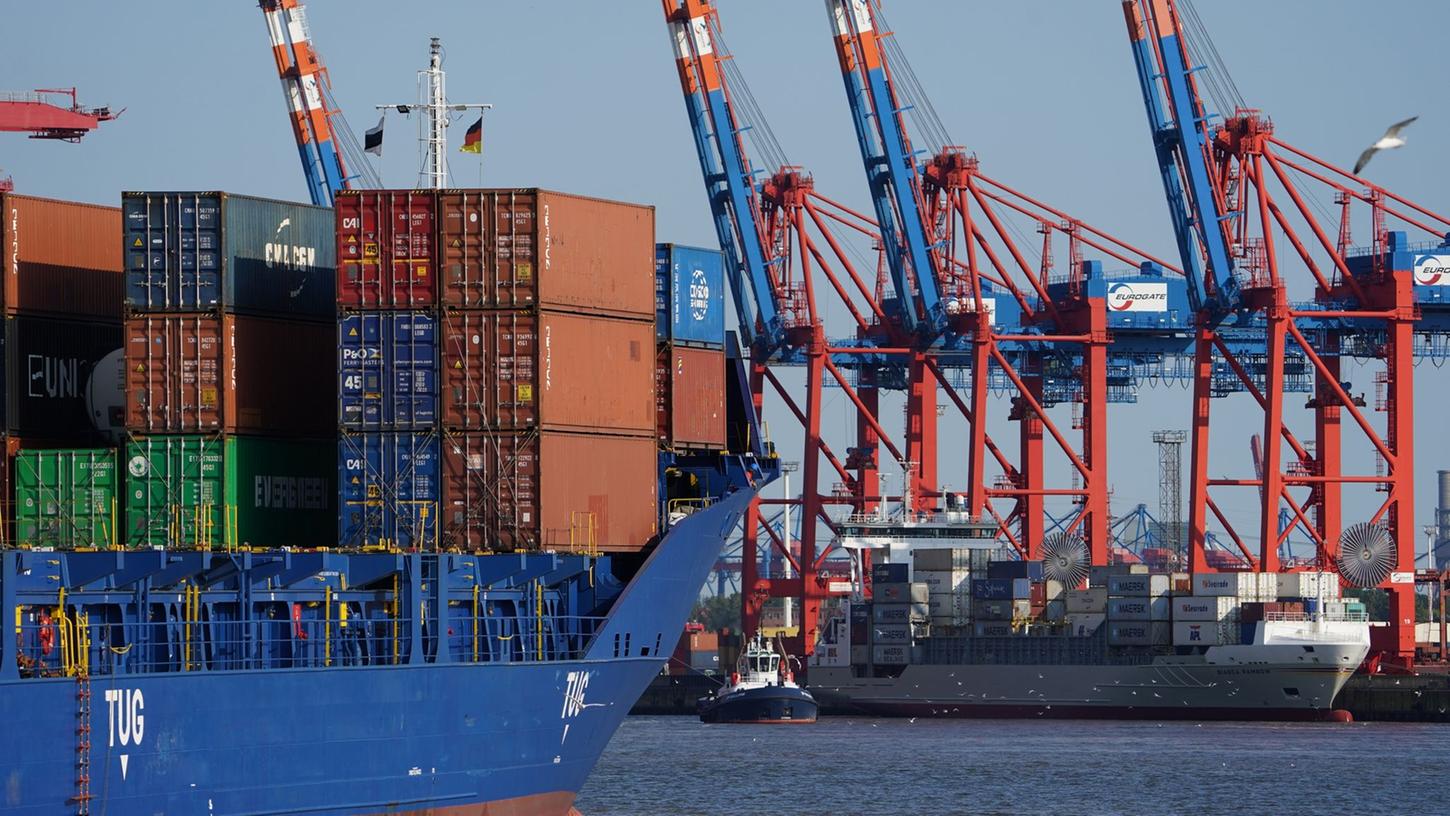 Die deutsche Exportwirtschaft meldet leicht steigende Zahlen.