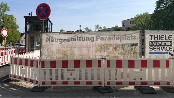 Umgestaltung Paradeplatz in Forchheim: Treppenanlagen und Fahrstuhl werden gesperrt