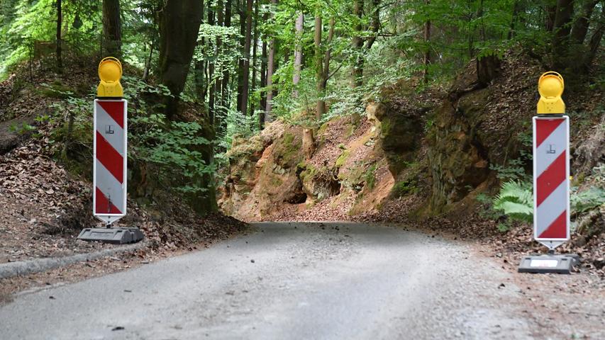 Auch durch die Felsen ist der Weg begrenzt.