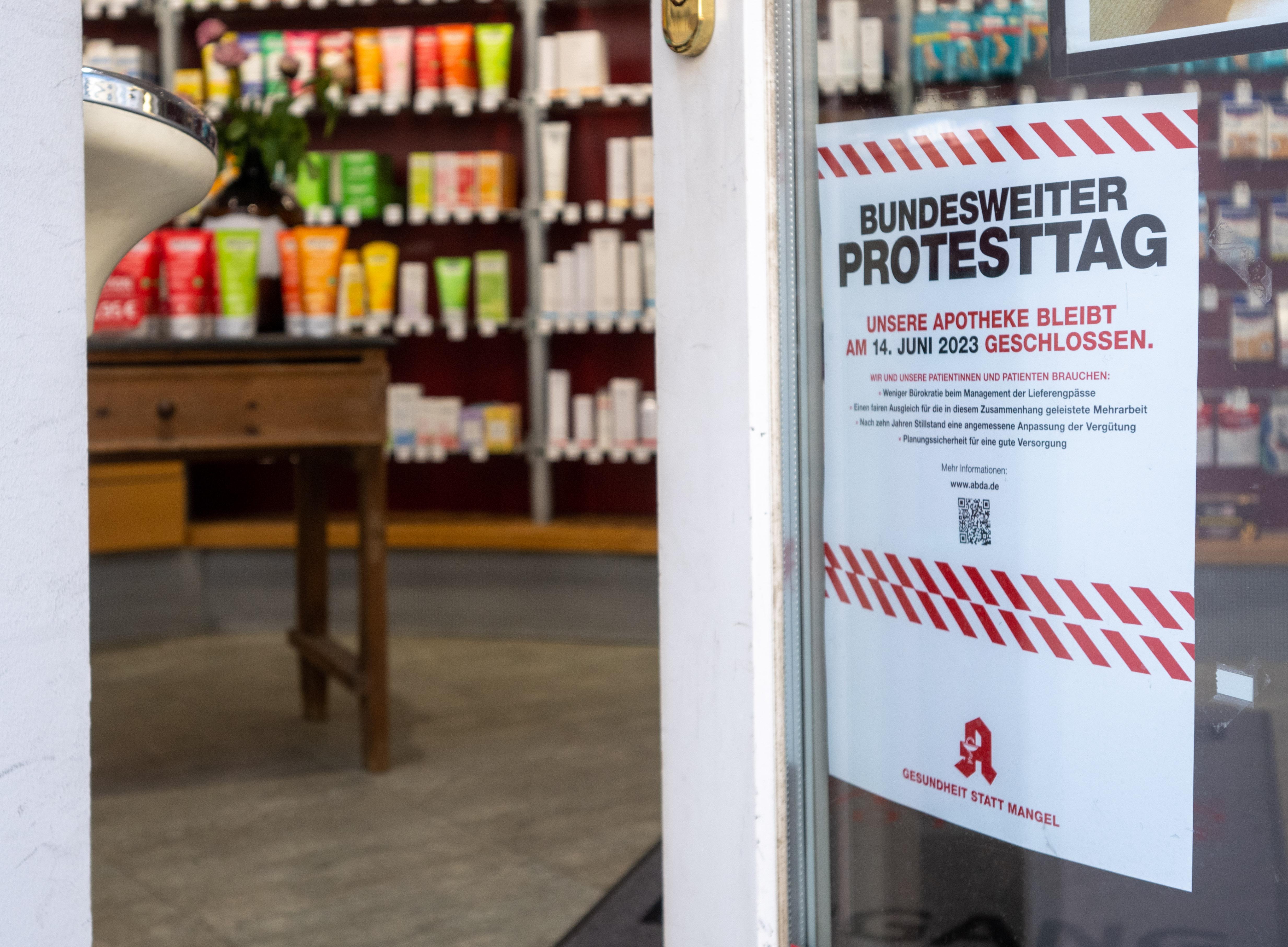 Protest gegen Gesundheitspolitik: Darum bleiben am Mittwoch die Apotheken  im Landkreis Roth zu