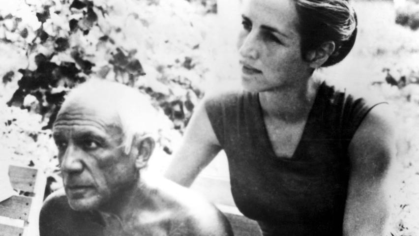 Picasso mit Françoise Gilot im Jahre 1965.