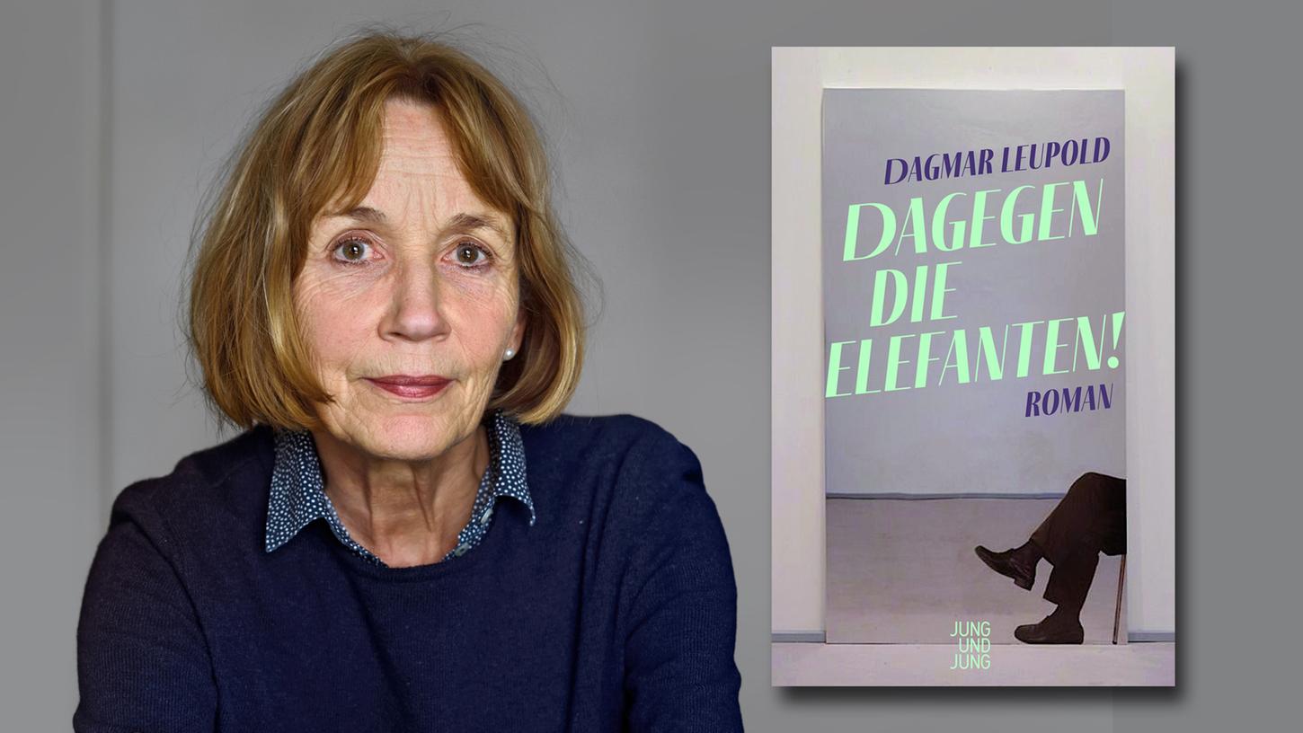 Die Münchner Autorin Dagmar Leupold mit ihrem Roman "Dagegen die Elefanten!".