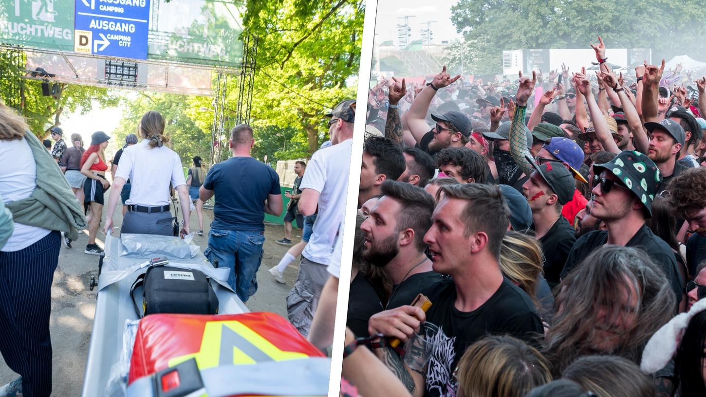 Weit über 1000 Retter waren bei Rock im Park im Einsatz. Ohne sie wäre ein sicheres Festival nicht vorstellbar. Weit über 1000 Retter waren bei Rock im Park im Einsatz. Ohne sie wäre ein sicheres Festival nicht vorstellbar.