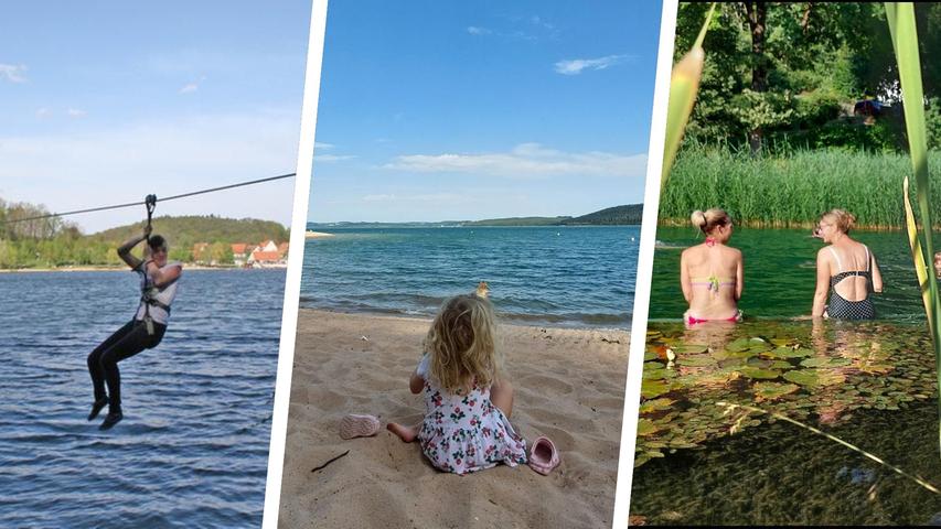 Der Sommer dreht auf: Das sind die beliebtesten Seen und Naturbäder in Franken Der Sommer dreht auf: Das sind die beliebtesten Seen und Naturbäder in Franken