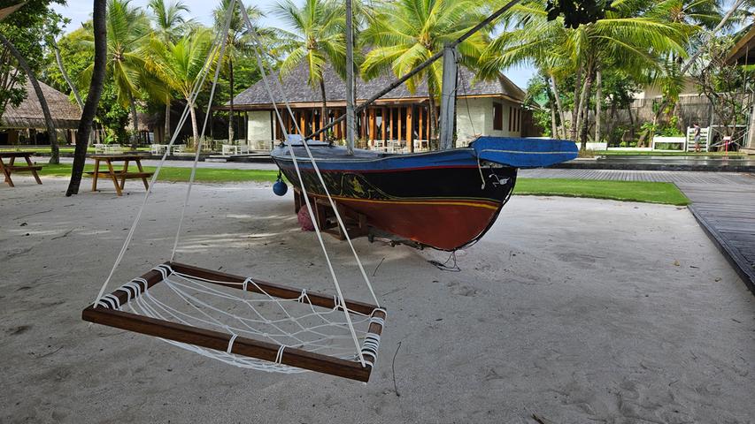 Viele der traditionellen Segelboote werden aus dem Holz der Kokosnusspalme hergestellt.
