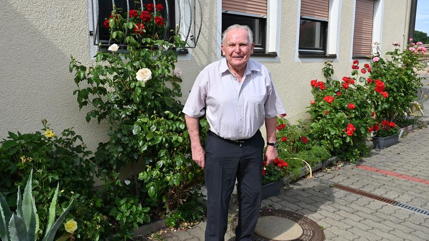 ... wohnt Michael Singer. Er lebt seit 90 Jahren in Dormitz und weiß noch, wie damals 1945 die ersten US-Soldaten einmarschierten.