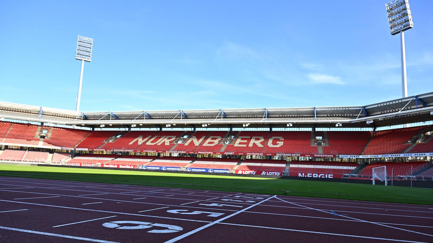 Was wird aus der Laufbahn? Der 1. FC Nürnberg hätte gerne ein reines Fußball-Stadion. 