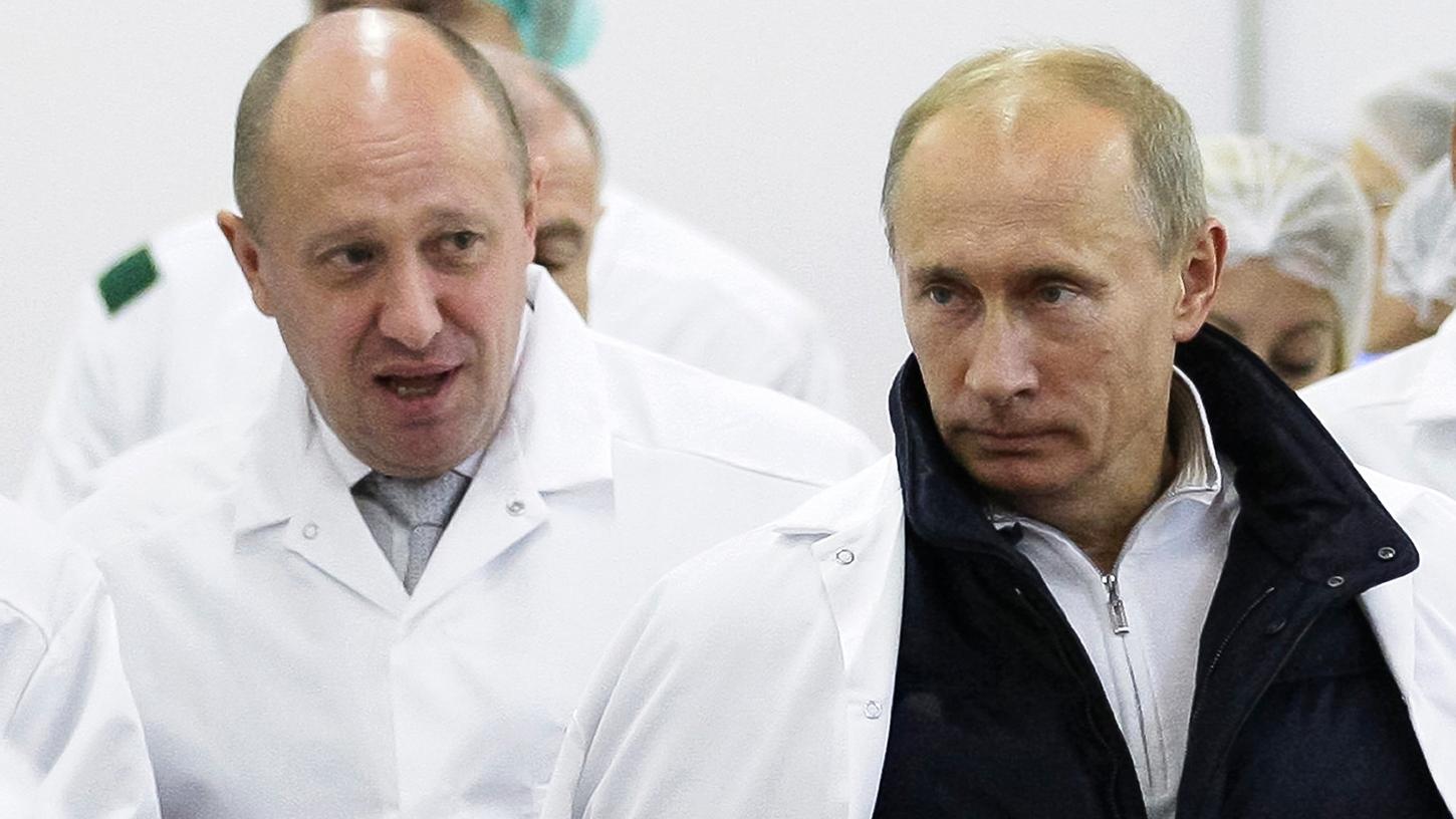 Sie waren einst Verbündete: Jewgeni Prigoschin und Wladimir Putin.