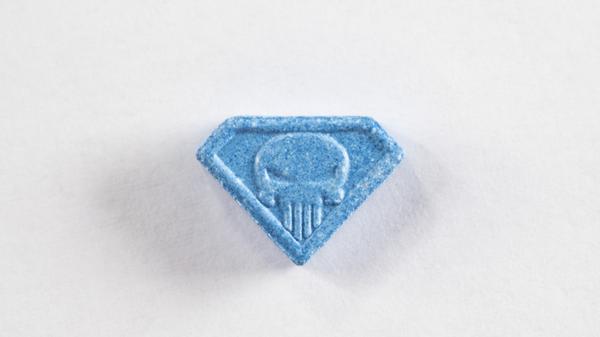 Ecstasy-Pille «Blue Punisher»