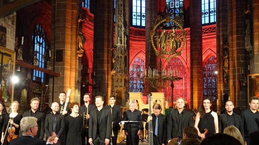 Die Aufführung von Monteverdis Marienvesper durch das Ensemble Polyharmonique in der Lorenzkirche beim 72. Musikfest ION im letzen Jahr.