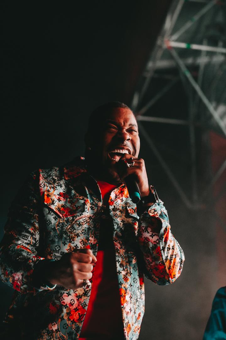 Höhepunkt und Krönung des Tages, nach einem kurzen Regenschauer, war der von allen sehnlichst erwartete Auftritt von US-Rap-Superstar Busta Rhymes.