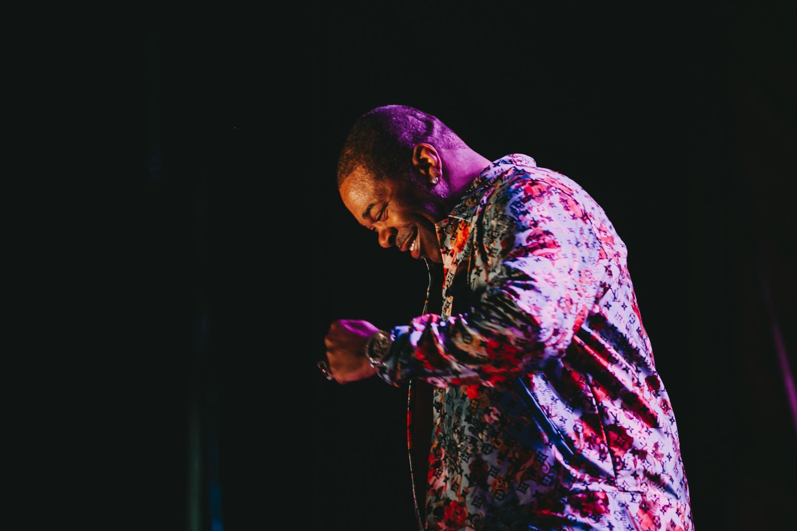 Busta Rhymes lieferte ein 60-minütiges Rap-Feuerwerk ab.