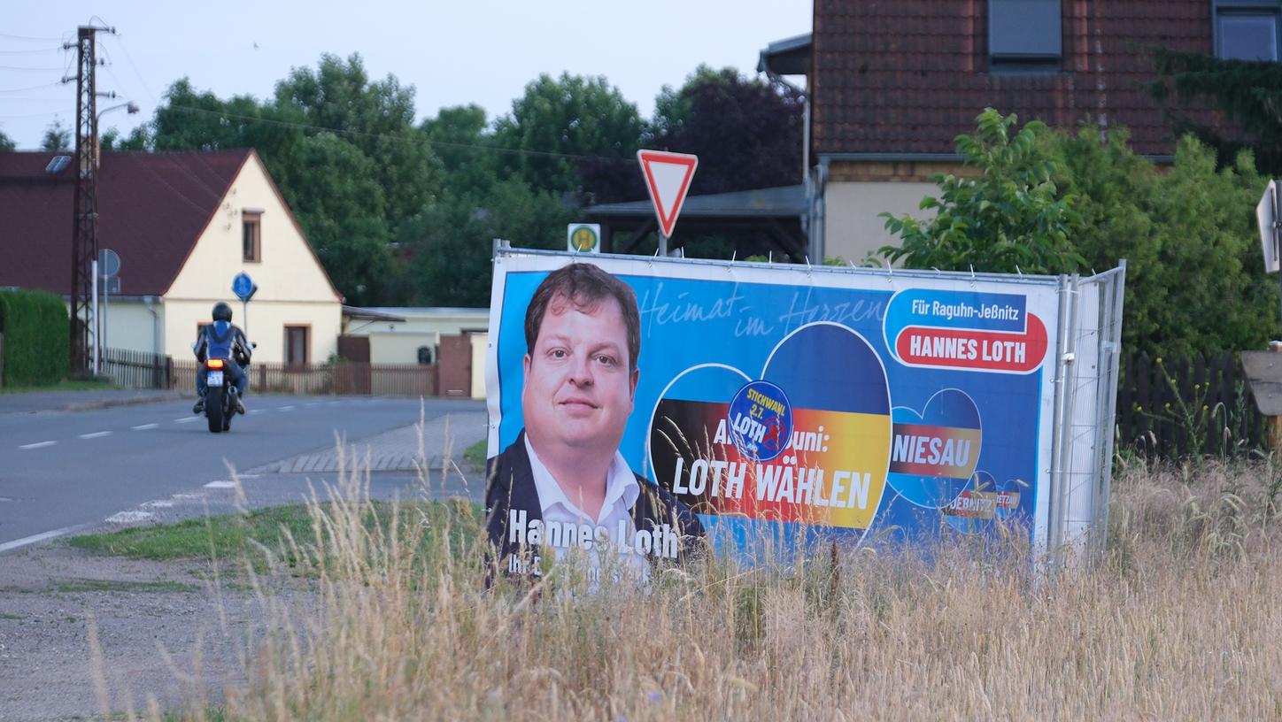 In Raguhn-Jeßnitz stellt die AfD künftig erstmals einen Bürgermeister. 
