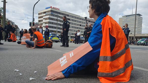 Klimaprotest Letzte Generation Nürnberg